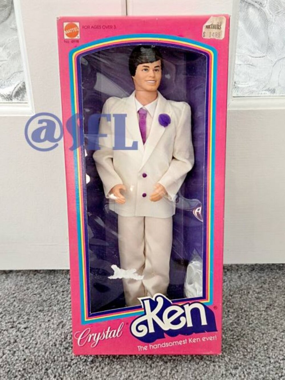 Vintage 1983 Crystal Ken Doll Mattel 4898 White Tuxedo New NRFB Barbie Companion